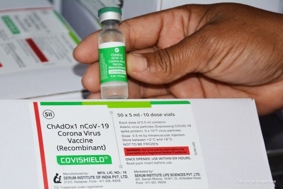 Para dar continuidade à vacinação, o município aguarda o envio de uma nova remessa pelo Ministério da Saúde.