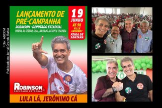 Em Feira de Santana, Espaço Ville Gourmet sedia lançamento da pré-candidatura à reeleição deputado estadual de Robinson Almeida.